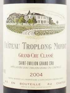 2004年 シャトー トロロン モンド CHATEAU TROPLONG MONDOT