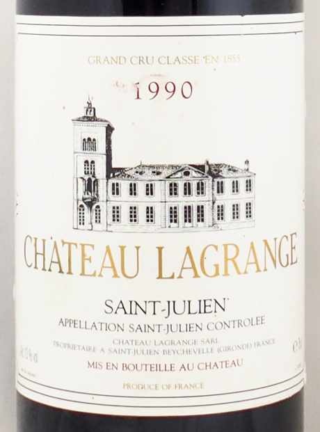 1990年 シャトー ラグランジュ CHATEAU LAGRANGE の販売[ヴィンテージ