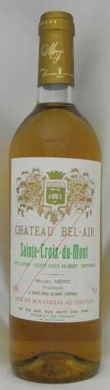 1981年 シャトー ベレール CHATEAU BEL AIR
