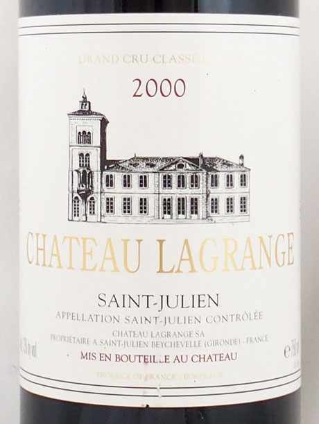 2000年 シャトー ラグランジュ CHATEAU LAGRANGE の販売[ヴィンテージワインショップのNengou-wine.com]