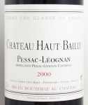 2000年シャトー　オー　バイィ CHATEAU HAUT BAILLY