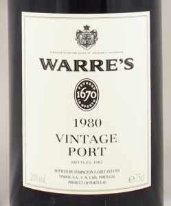 Warre´s Port Cintra 1968年ヴィンテージワイン（古酒）-