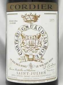 1975年 シャトー グリュオ ラローズ CHATEAU GRUAUD LAROSE の販売