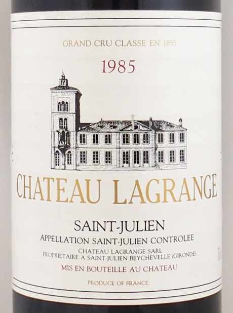 送料無料】1985年 シャトー ラグランジュ CHATEAU LAGRANGE