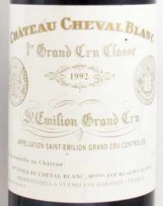 1992年 シャトー シュヴァル ブラン CHATEAU CHEVAL BLANC の販売