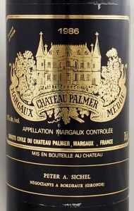 1986年 シャトー パルメ CHATEAU PALMER の販売[ヴィンテージワイン