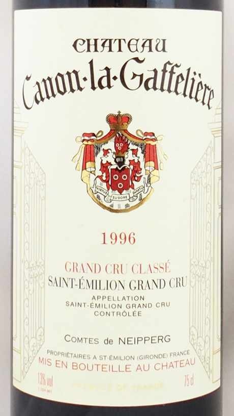 1996年 シャトー カノン ラ ガフリエール CHATEAU CANON LA GAFFELIERE  の販売[ヴィンテージワインショップのNengou-wine.com]