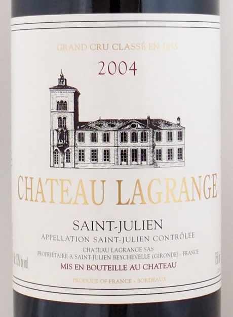 2004年 シャトー ラグランジュ CHATEAU LAGRANGE