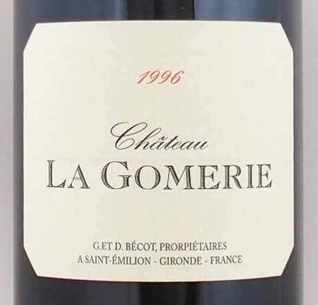 1996年 シャトー ラ ゴムリー CHATEAU LA GOMERIE の販売[ヴィンテージ