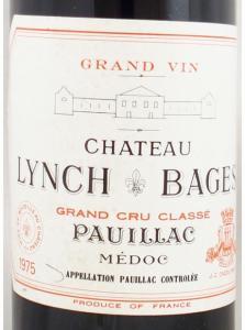 送料無料】1975年 シャトー ランシュ バージュ CHATEAU LYNCH BAGES