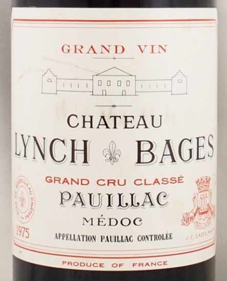 1975年 シャトー ランシュ バージュ CHATEAU LYNCH BAGES の販売