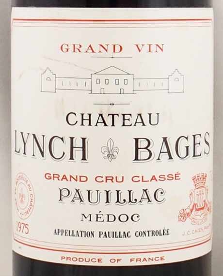 1975年 シャトー ランシュ バージュ CHATEAU LYNCH BAGES の販売 