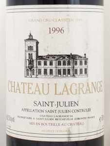 1996年 シャトー ラグランジュ CHATEAU LAGRANGE の販売[ヴィンテージ