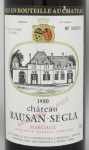 1980年シャトー ローザン セグラ CHATEAU RAUSAN SEGLA