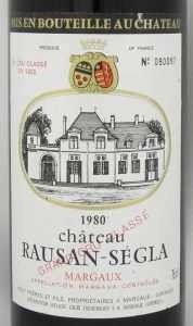 1980年シャトー ローザン セグラ CHATEAU RAUSAN SEGLA