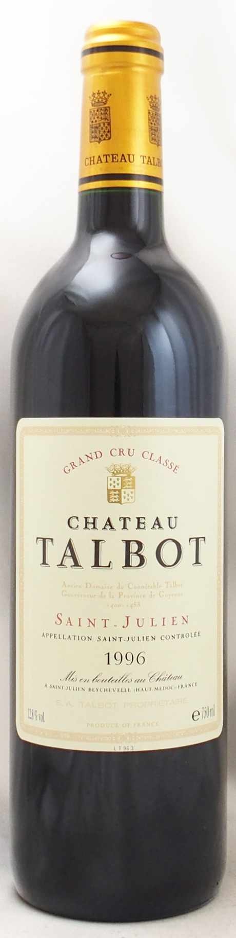 完売】1996年 シャトー タルボ CHATEAU TALBOT