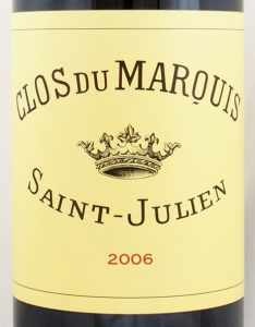 2006年 クロ デュ マルキ CLOS DU MARQUIS