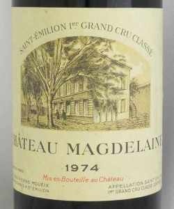 1974年シャトー　マグドレーヌ CHATEAU MAGDELAINE