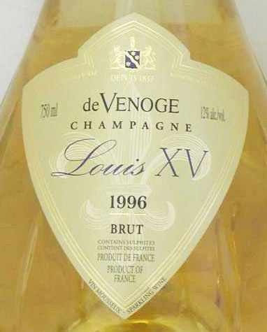 完売】1996年 ルイ15世 ドゥ・ヴノージュLOUIS XV DE VENOGE