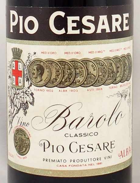 1958年 バローロ ピオ・チェーザレBAROLO PIO CESAREの販売[ヴィンテージワインショップのNengou-wine.com]