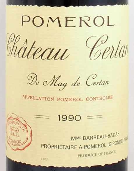 シャトー セルタン ド メイの在庫一覧 CHATEAU CERTAN DE MAY｜年号