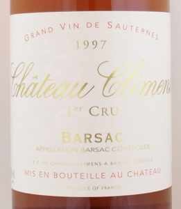 1997年 シャトー クリマン CHATEAU CLIMENS