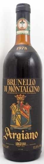 1978年 ブルネッロ　ディ　モンタルチーノ BRUNELLO DI MONTALCINO