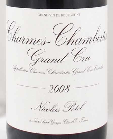 2008年 シャルム シャンベルタン グラン クリュ ニコラ・ポテルCHARMES CHAMBERTIN GRAND CRU NICOLAS  POTELの販売[ヴィンテージワインショップのNengou-wine.com]