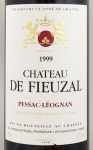 1999年 シャトー　ド　フューザル CHATEAU DE FIEUZAL