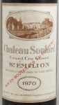 1970年シャトー　スータール CHATEAU SOUTARD