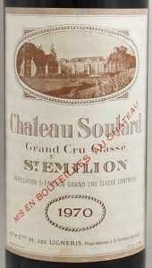 1970年シャトー　スータール CHATEAU SOUTARD