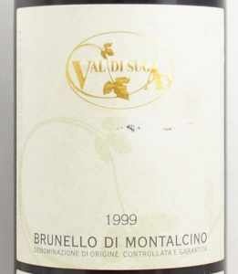 1999年 ブルネッロ ディ モンタルチーノ ヴァル・ディ・スガBRUNELLO