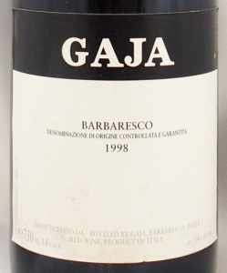 1998年 バルバレスコ ガヤBARBARESCO GAJAの販売[ヴィンテージワイン