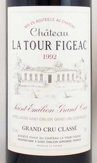 1992年 シャトー ラ トゥール フィジャック CHATEAU LA TOUR FIGEAC の 