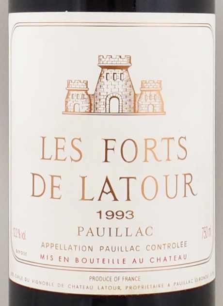 1993年 レ フォール ド ラトゥール LES FORTS DE LATOUR の販売