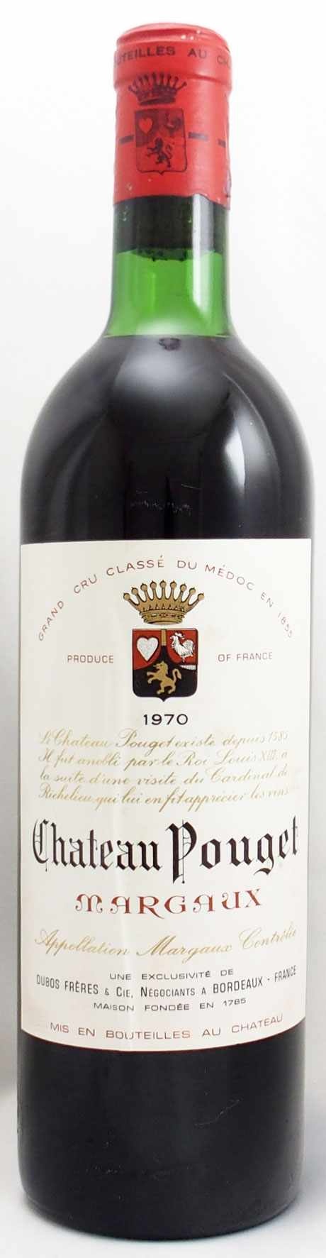 1970年 シャトー プージェ CHATEAU POUGET の販売[ヴィンテージワイン