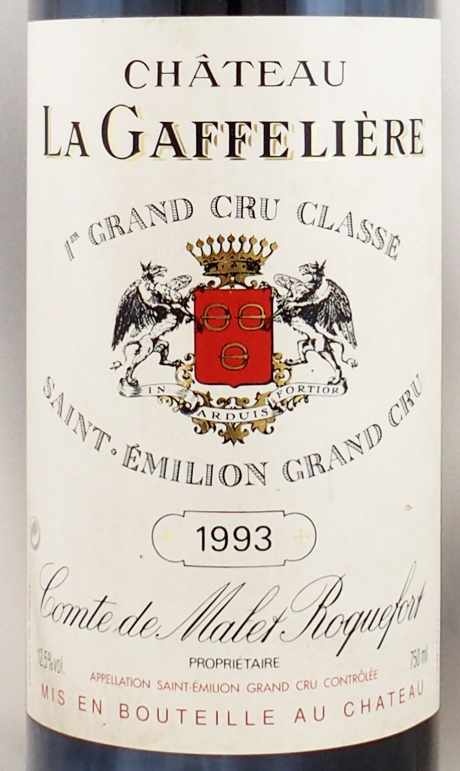 シャトー・ラ・ガフリエール 1989 サンテミリオン 【古酒 ワインセラー
