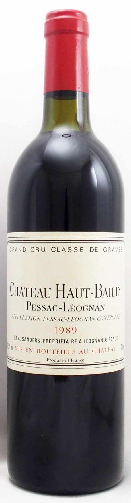 1989年 シャトー オー バイィ CHATEAU HAUT BAILLY の販売