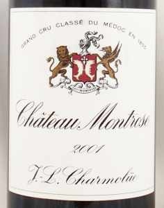 オーダー 2001 シャトー・モンローズ Chateau Montrose ワイン