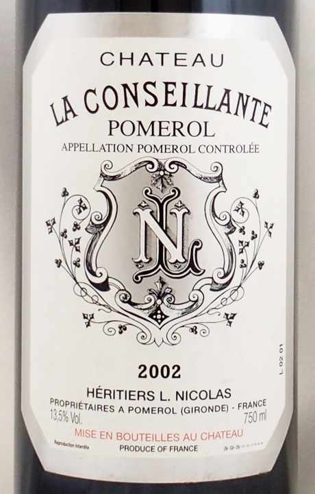 シャトー ラ コンセイヤントの在庫一覧 CHATEAU LA CONSEILLANTE｜年号