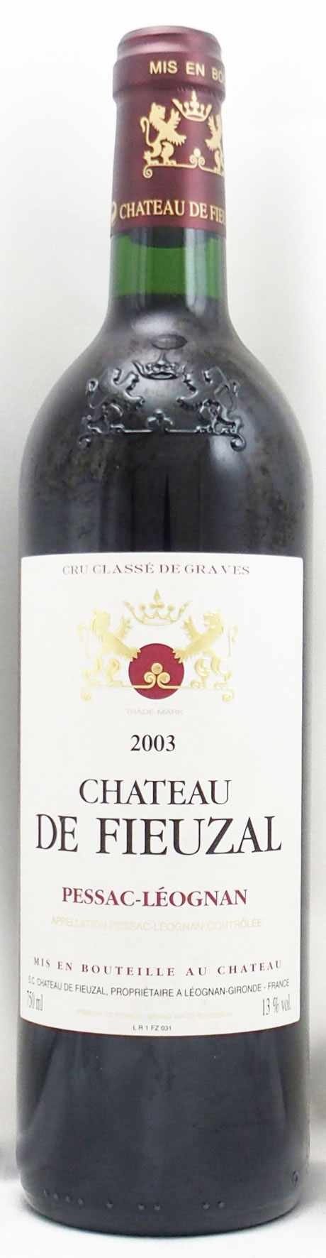 シャトー ド フューザルの在庫一覧 CHATEAU DE FIEUZAL [ヴィンテージワイン専門店のNengou-wine.com]