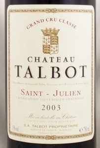 シャトー タルボ CHATEAU TALBOT のワイン通販｜ヴィンテージワイン