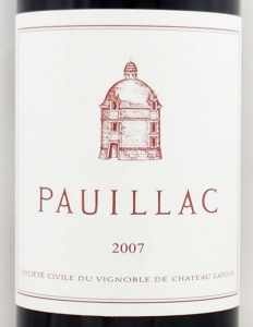 2007年 ポイヤック ド ラトゥール PAUILLAC DE LATOUR の販売