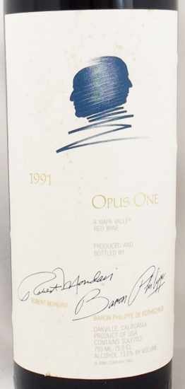 1991年 オーパス ワン モンダヴィ・ロッチルドOPUS ONE MONDAVI 