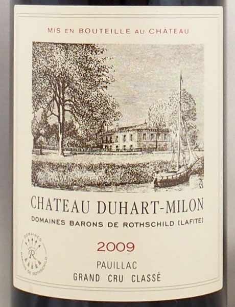 2009年 シャトー デュアール ミロン ロートシルト CHATEAU DUHART