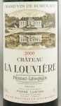 2000年 シャトー　ラ　ルーヴィエール　ブラン CHATEAU LA LOUVIERE BLANC
