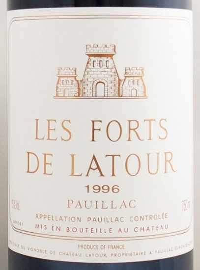 格安特販1996年 レ・フォール・ド・ラトゥール 赤 ワイン 750ml 13% フランス
