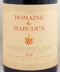 2010年 シャトーヌフ デュ パプ ドメーヌ・ド・マルクーCHATEAUNEUF DU