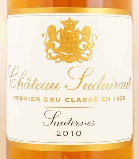 2010年 シャトー スデュイロー CHATEAU SUDUIRAUT の販売[ヴィンテージワインショップのNengou-wine.com]