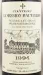1994年 シャトー　ラ　ミッション　オー　ブリオン CHATEAU LA MISSION HAUT BRION
